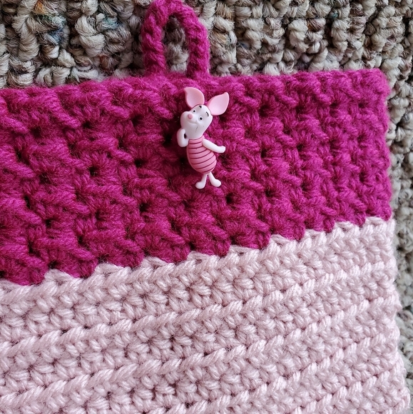 🎁Piglet Handmade‎ Crocheted Bag - Picture 3 of 5